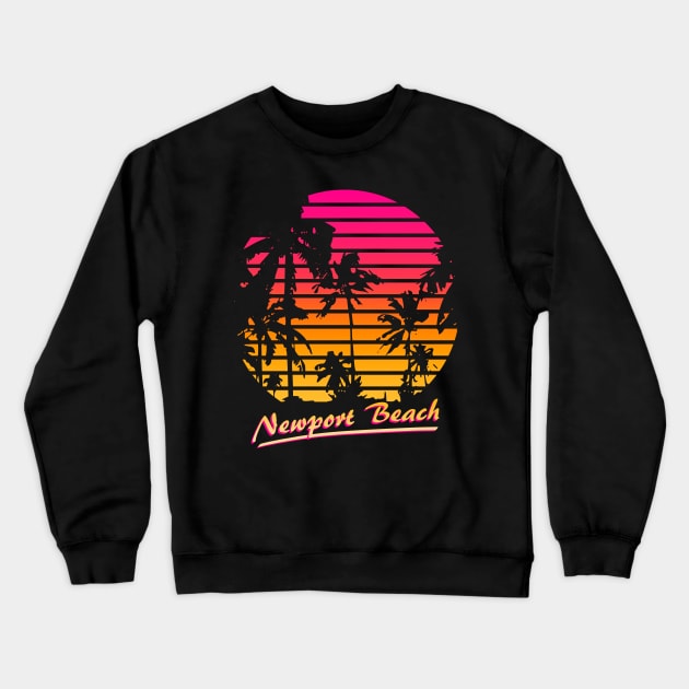 Newport Beach Crewneck Sweatshirt by Nerd_art